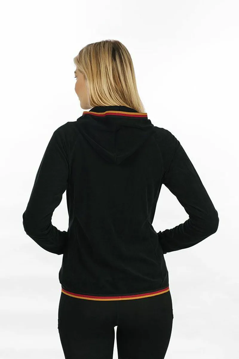 Horseware All Season Ladies Thermo Regulating Fleece - Black/Sunflower-2